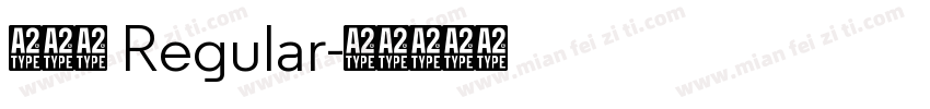 龙顺体 Regular字体转换